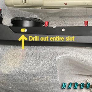 Dash mount 2 - slotted area