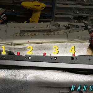 Dash mount 1 - Drill locations
