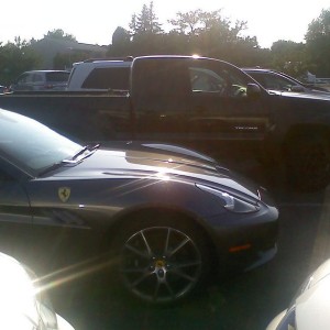 Came out of dinner and this guy decided to park next to me. No big deal, ju