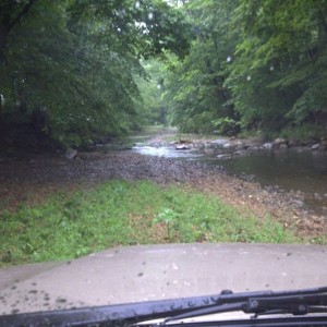 Pretty level creek, ended up being about 3 miles.