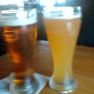 We don't have his and hers towels but we do have his and hers beers ba