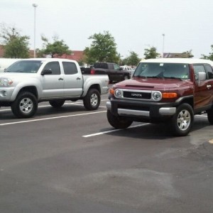 The taco next to dads new purchase
