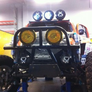 Let there be light! Getting ready for the snore night race!