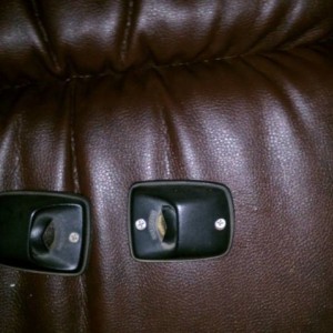 rear Bumper plate light housing