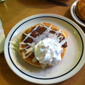 Cinastack pancakes at ihop. Ftw.