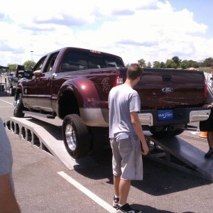Flexin' out the big Ford.
