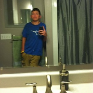 FAT. Sorry it's in my bathroom lol I don't have many of my self