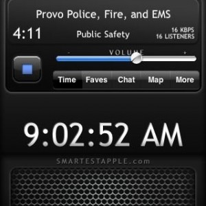 So I am listening to the scanner and they get a call of a guy with a bat on