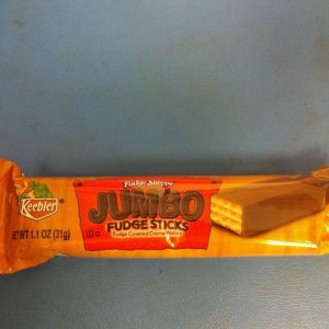 If you havent already, try a Keebler Jumbo Fudge Stick today!