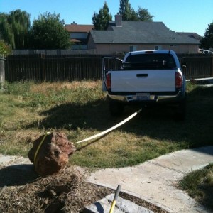Putting the truck to work. :D