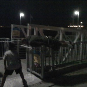 Pier planking