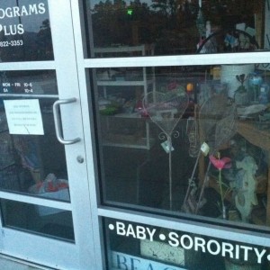 Finally! Somebody is serving the Baby Sorority market! (Place by my gym.)