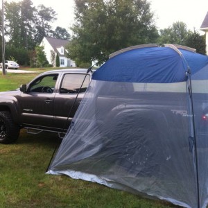 camping set up