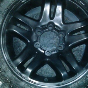 Black wheels again, woohoo