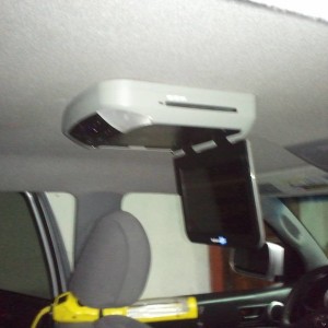 overhead dvd install