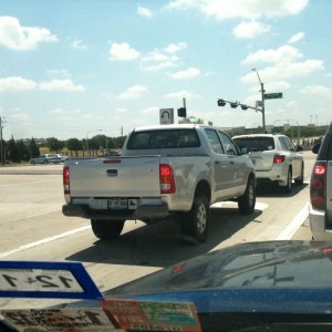 From earlier today, saw it twice on the road today