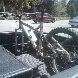 side bike mount