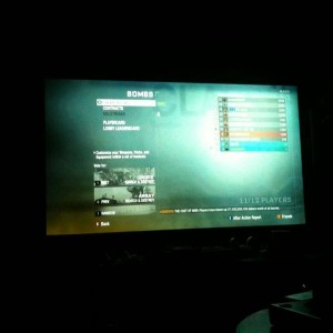 Playin black ops all night