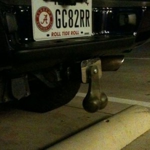 Lmfao brothers got me camo truck nutz for my birthday