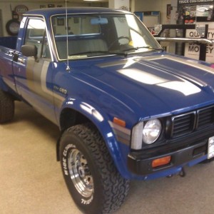 At a Toyota dealer in Bemidji MN......Its in great shape.