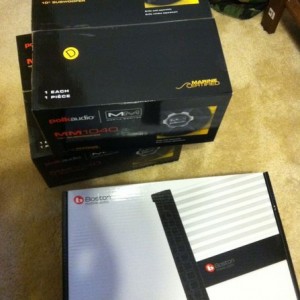 More goodies. Only waiting on one thing now