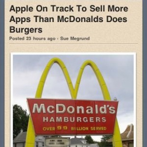 Need to get in the app business