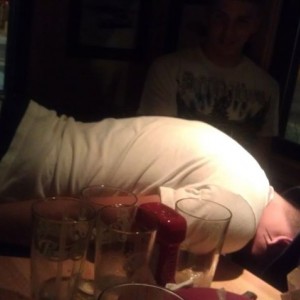 Planking in applebee's