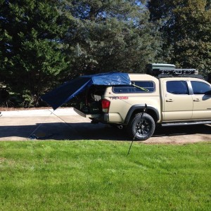 Driveway camping