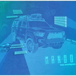 Tacoma Digital Outlines Composition