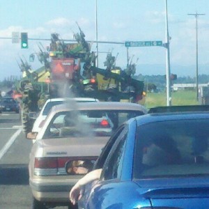 Traffic jam. Haha :)