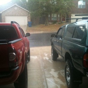 It will last for all of 5min... Dammit! We need rain badly!!!