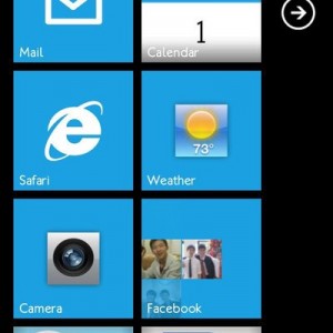 What's this? Widows phone on iPhone?