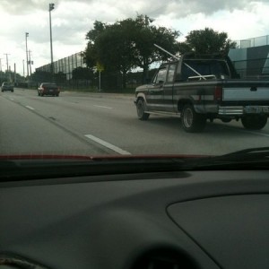 Hard to tell but this ranger had dually fenders- and one really tire