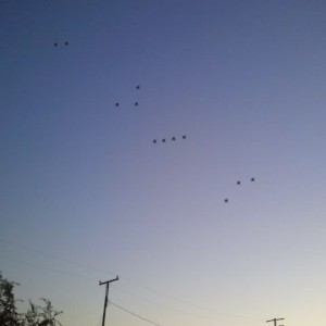 F 18's Headed towards lemoore nas