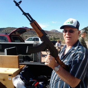 My new AK47 and the Guy I bought it from