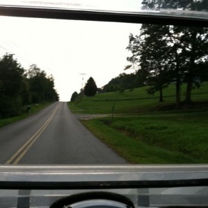 Just drove the rhino up the road to the friends house