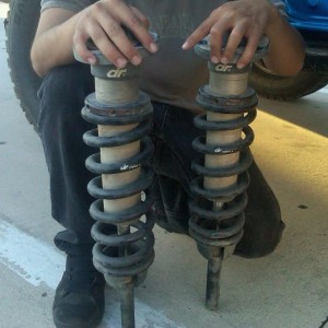Here are gregero's new DR coilovers. Whoo hoo!
