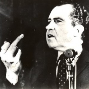 nixon_finger