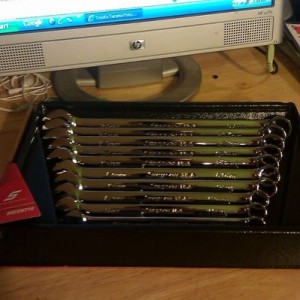 Got me some new tools today. Snap-on Flank drive plus wrenches 10mm - 19mm