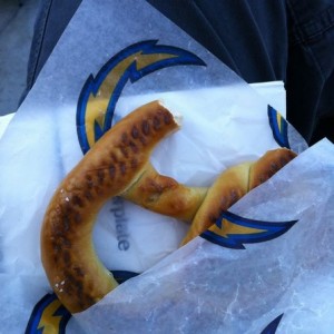 $6 pretzel at Qualcomm Stadium! Thanks SD!