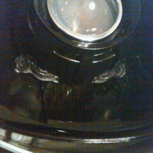 Well I used the black 3M Window Weld to cover the ugly silver bracket.