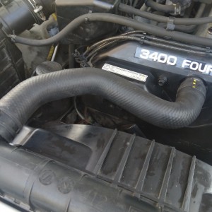 20191203 - Upper Radiator Hose Installed