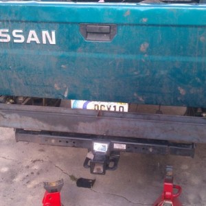 Makin a bumper for a Nissan hard body