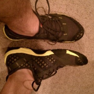 walked the dog in these tonight and jogged a little. super comfy but barefo