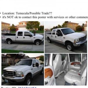 Guy still wants to trade trucks..