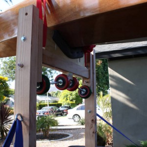 kayak loader with support side up