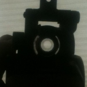 Clean barrel of a Lee Enfield converted to .45ACP