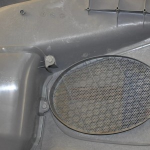 Removed Lug from inside door paned to fit Woofers