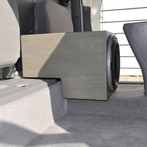 Custom Stain Applied to Sub Enclosure
