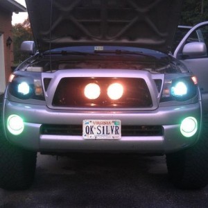 All lights on